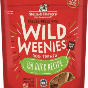 Stella and Chewys Dog Freeze Dried Weenie Duck 3.25 Oz.