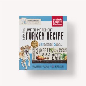 The Honest Kitchen Dog Lid Grain Free Turkey 2 Lbs. Box