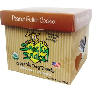 Snicky Snaks Usda Certified Organic Peanut Butter Cookie Treat, 12Lb Bulk Box
