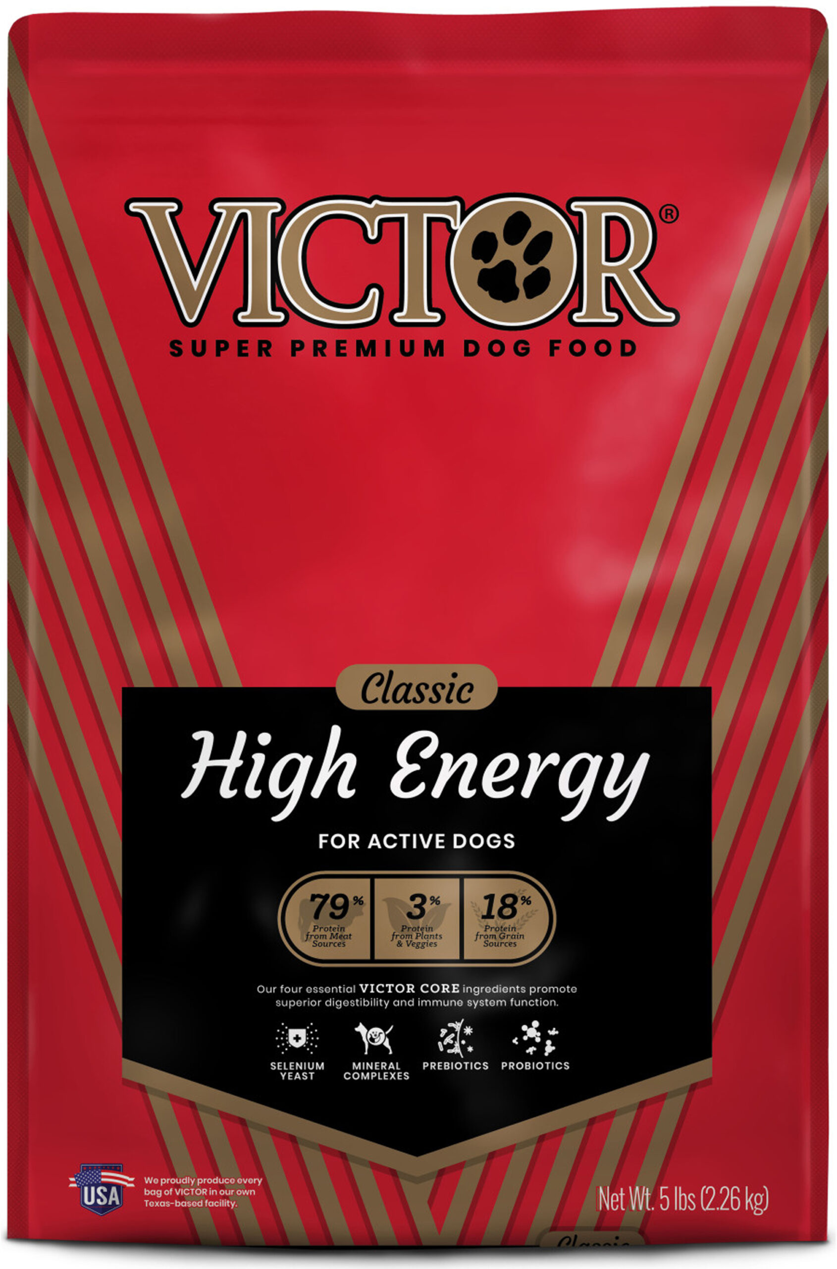 Victor Super Premium Dog Food High Energy 5 Lb Ryans Pet World
