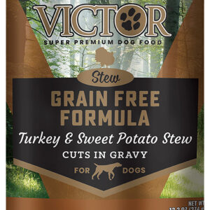 Victor Super Premium Dog Food Grain Free Turkey & Sweet Potato-Canine Dog Food 13.2 oz