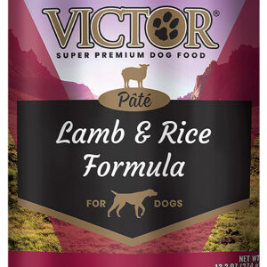 Victor Super Premium Dog Food Lamb and Rice Pate-Canine Dog Food 12Ea/13.2 Oz