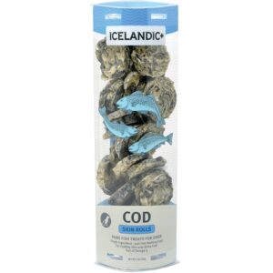 Icelandic Dog Cod Skin Rolls 3Oz Tube (Case Of 6)