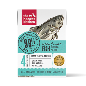 The Honest Kitchen Dog 99% Salmon and Pollock Meal Booster Wet Dog Food 5.5Oz Carton