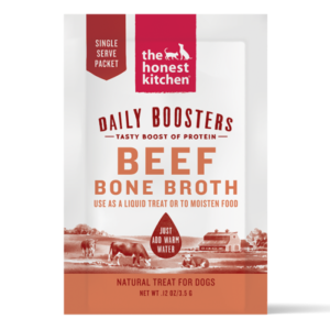 The Honest Kitchen Dog Cat Instant Bone Broth Beef 12 Count