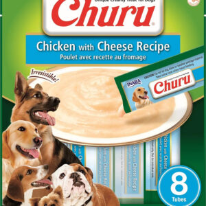Inaba Dog Churu Chicken Cheese 6Ct/5.6Oz