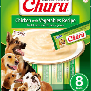 Inaba Dog Churu Chicken Veg 6Ct/5.6Oz
