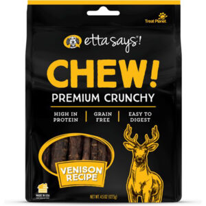 Etta Says Chew! Premium Crunchy Venison Chew, Wt 4.5Oz
