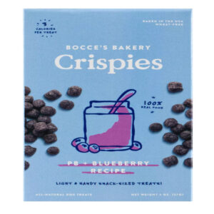 Bocces Dog Crispies Peanut Butter and Bulberry 2Oz