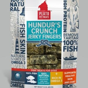 Plato Hundurs Crunch Jerky Fingers 10 Oz.