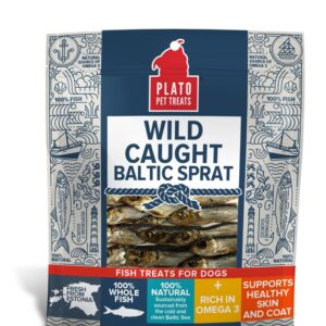 Plato Dog Treats Farmers Market-Salmon and Veg Grain Free 16 Oz