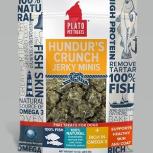 Plato Hundur?S Crunch Jerky Mini 10 Oz.