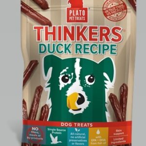 Plato Dog Treats Thinkers Duck Sticks 10Oz