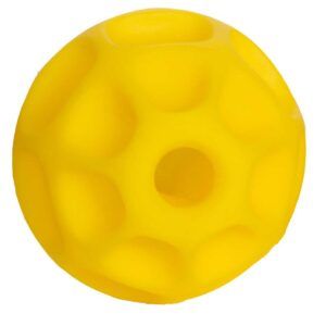 Starmark Treat Dispensing Tetraflex Dog Toy Yellow, 1ea/SM