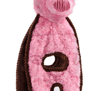 Charming Pet Products Cuddle Tug Peachy Pig Dog Toy