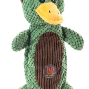 Charming Pet Products Scrunch Bunch Dog Toy Duck Green, Brown One Size 4.5 in x 7 in x 17 in