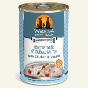 Weruva Dog Grandma?s Chicken Soup with Chicken & Veggies 14oz. Case Of 12
