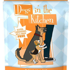 Dogs In The Kitchen Dog Goldie Lox with Chicken & Wild-Caught Salmon Au Jus 2.8oz. Pouch (Case Of 12)