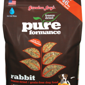 Grandma Lucys Dog Pure Grain Free Rabbit Chickpea 10 Lbs.