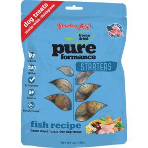 Grandma Lucys Dog Pure Freeze Dried Fish Treat 6 Oz..