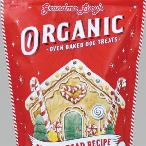 Grandma Lucy Dog Organic Baked Treats Gingerbread 8 Oz. (seasonal item)
