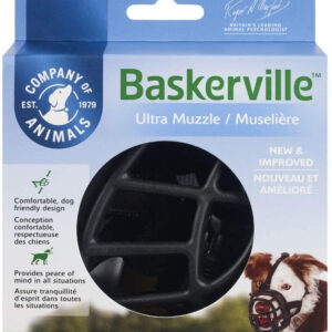 The Company Of Animals Dog Baskerville Ultra Muzzle Black Size 3
