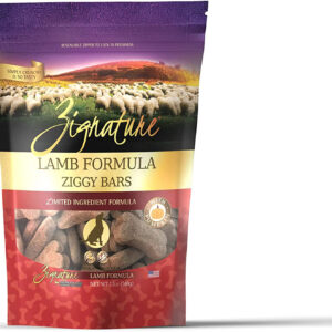 Zignature Dog Ziggy Bar Treat Lamb 12oz.