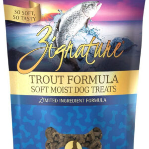 Zignature Dog 4oz. Trout Soft  Moist Treat