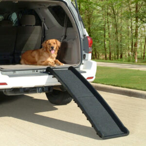 Solvit Products Happy Ride Folding Ramp for Dogs Black