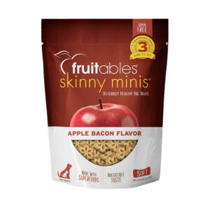 Fruitables Skinny Minis Soft Dog Treats
Apple Bacon, 1ea/5 oz