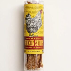 Polka Dog Chicken Strip Jerky 4Oz.
